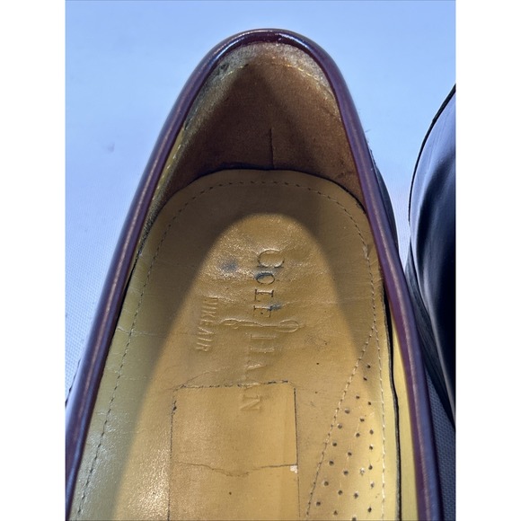 Cole Haan NikeAir Mens Size 13 Tassel Loafers Shoes Wine Leather Moc Tow main image 4